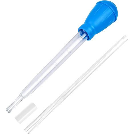 (Bleu)Pipette D'aquarium, Nettoyeur Manuel Changeur d'eau Outil De Nettoyage Siphon Compte Gouttes Remover 30ml Coral Feeder Déchets Nettoyant (1/5)