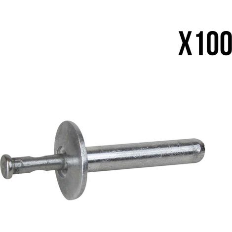 Lot de 100 Rivets de fixation en inox 4.8 x 25 mm - Linxor (1/3)