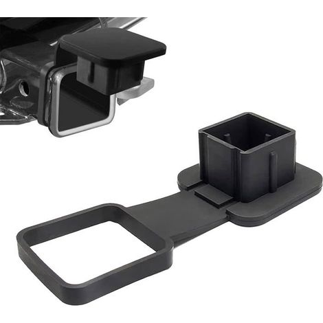 1 pièce Capuchon attelage remorque 2 pouces, protection ABS résistante, bouchon tube récepteur pour voiture et camion