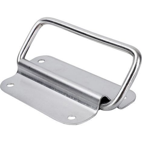 Poignées pliantes en acier inoxydable, poignées de caisse pliantes, poignées de boîte à outils, poignées de porte en métal, pour boîte à outils, port (1/5)