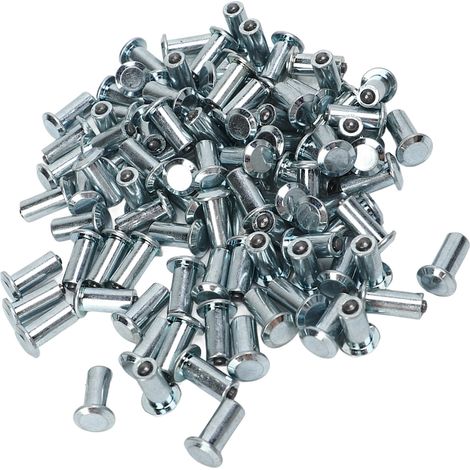 100 Clous Anti-Dérapants Renforcés pour Pneus, Pointes de Pneu Universelles pour Quad, SSV, Chariot Élévateur, Véhicule Tout-Terrain, Argent, 14mm (1/5)