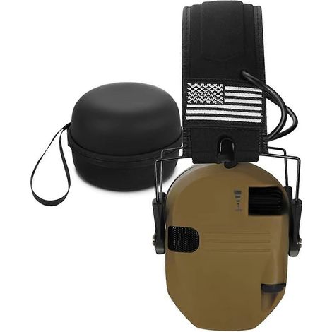 Protection auditive électronique, amplification sonore, casque antibruit, casque professionnel pour activités de plein air (1/4)
