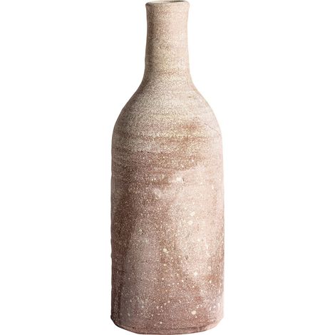 Vase en argile finition vieillie style classique crème élégant - Crème vieilli naturel