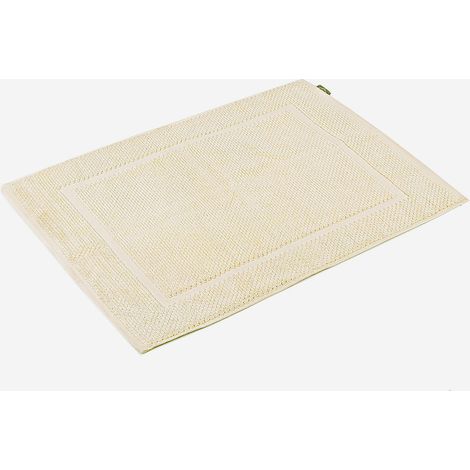 Tappeto bagno antiscivolo in cotone 50x70 Victor - Crema (1/4)