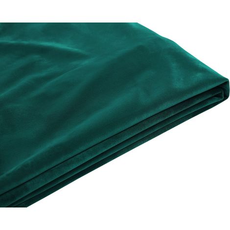 Bed Frame Cover Velvet FITOU 180 x 200 cm Emerald Green