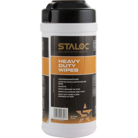 Staloc Reinigungstücher Für Die Werkstatt - Ideal Für Hände UND Oberflächen - 80 Stück (1/5)