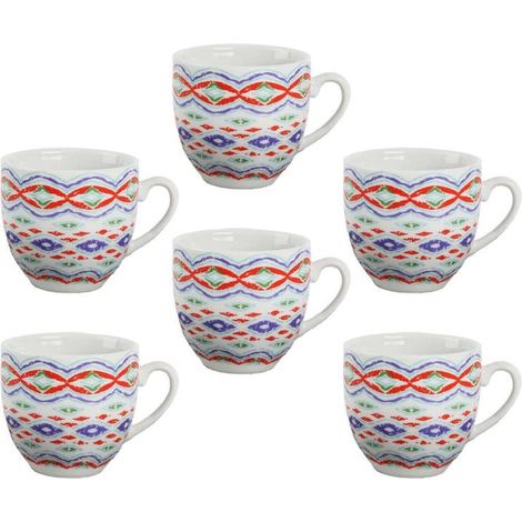 Set 6 Tazzine Tazze Caffè in Ceramica senza Piattini Zaira 3 (1/2)
