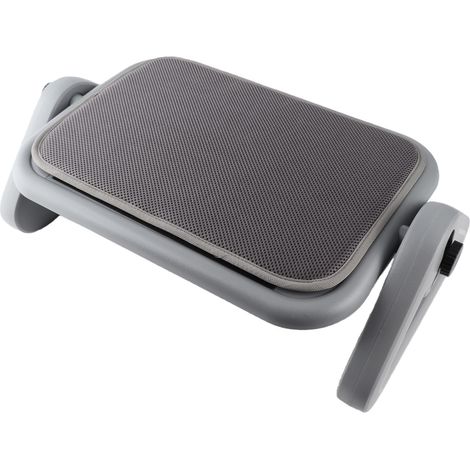 Repose-pieds de bureau ergonomique réglable antidérapant en plastique robuste pour améliorer le confort et la posture au travail ou à la maison (1/5)
