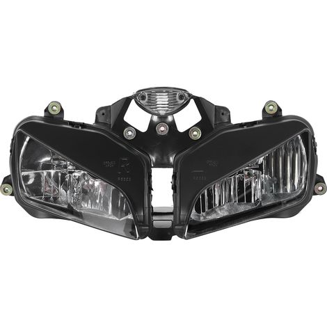 Phare avant moto verre clair de rechange compatible Honda CBR 600RR 2003-2006 (1/5)
