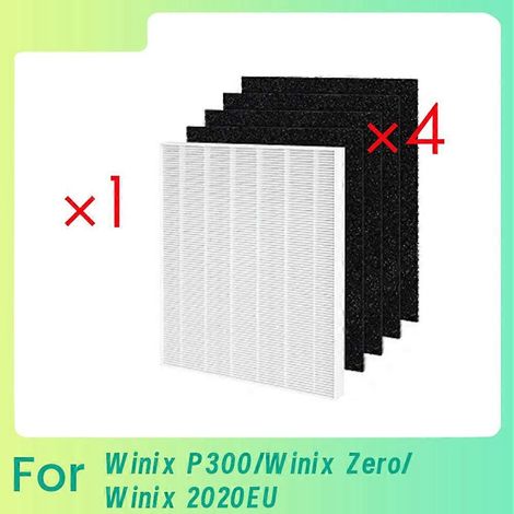 1 filtre HEPA et 4 charbon actif pré-filtres pour P300 (1/5)