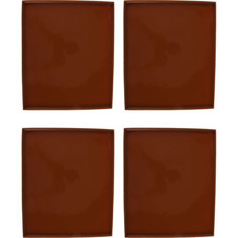 4 Tapis Déshydrateur en Silicone Alimentaire Anti-Adhésion, Résistants à Haute Température pour Fruits et Café, avec Bordure (1/5)