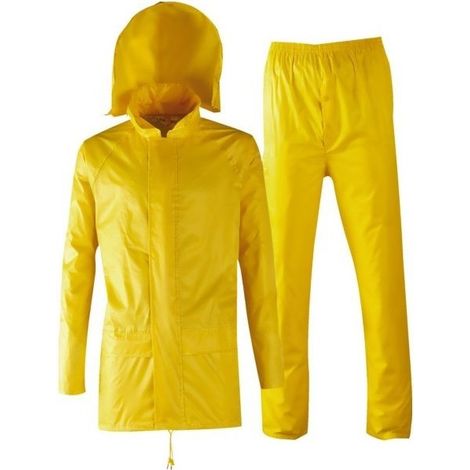 Conjunto de lluvia de poliamida Armor Marine Talla L