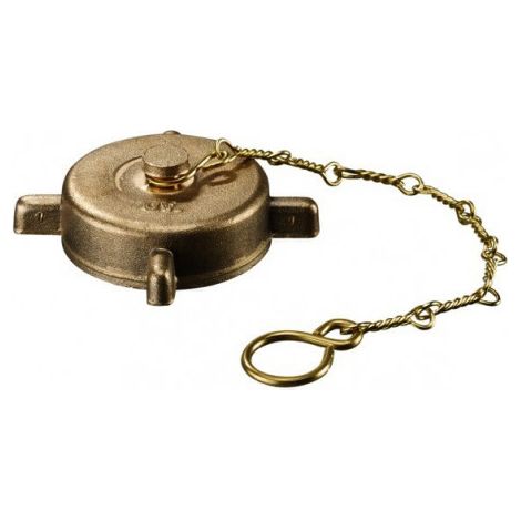 Capuchon de fermeture OV avec chaîne, filetage de capuchon 2 1/2 Z