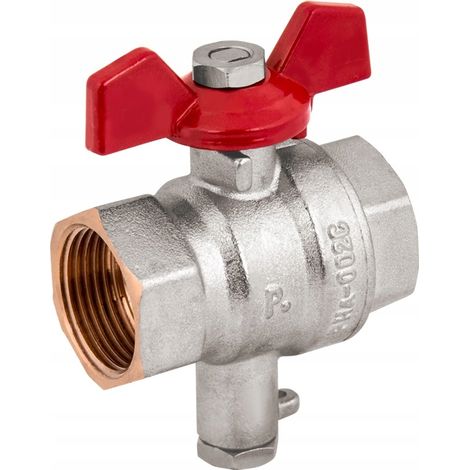 Válvula de bola perfexim pha-002c 1/2 pulgada sin níquel autobloqueante (1/3)