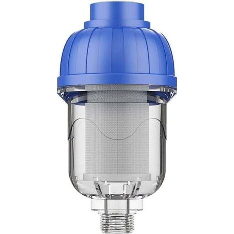 Filtre Calcaire Douche, 1/2" Adoucisseur D'eau Anti Calcaire, Filtre Douche avec Tamis en Acier Inoxydable, Diltre à Eau pour Chauffe-eau, Douches, Machines à Laver, Robinets