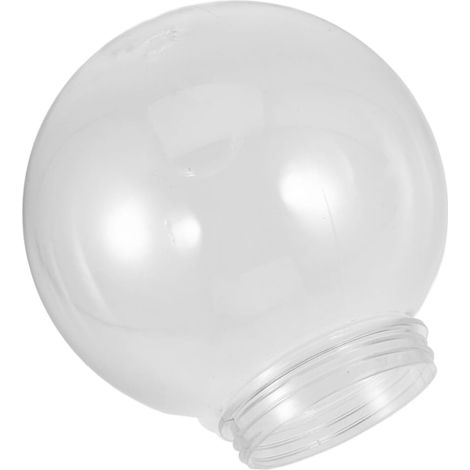 Abat-jour Boule Acrylique Transparent pour Applique Murale Extérieur et Lumière de Jardin, Ouverture 12cm, Installation Facile, Design Simple et Élégant (1/5)