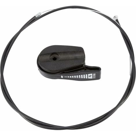 Cable de acelerador universal para cortacésped de 65'', repuesto para control de cable de acelerador, kit de mango para cortacésped, piezas para cortacésped GXV160 (negro) - TRIM (1/5)