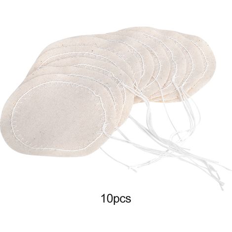 10 pièces filets filtrants coton remplaçables pour cafetière à siphon, essentiels (1/5)