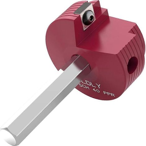 Alésoir pour tuyaux PVC avec tige hexagonale - Protégeur de joints PVC A--