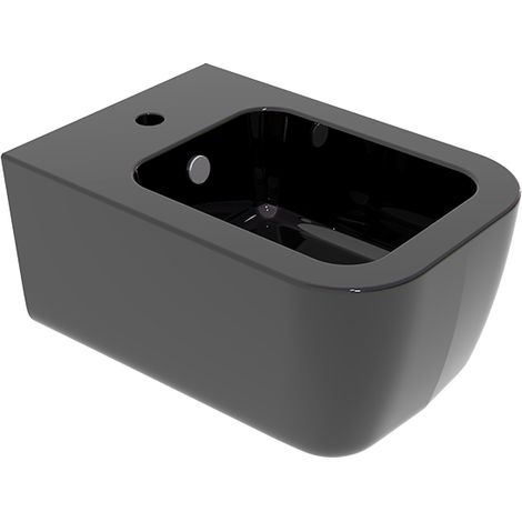 Bidet Brio sospeso nero lucido di Ceramica GSG