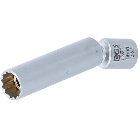 Douille Articulée à Cardan pour Bougies 10 mm (3/8) - Accès Facilité et Précision, Acier, Zones Difficiles - D-Work (1/5)