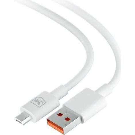 Câble USB-A vers Micro USB 3MK 1,2 m Charge rapide Blanc (1/5)