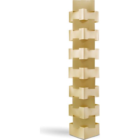 Piantana Moderna Building Polilux ® New Gold E Metallo Bianco 3 Luci E27 (1/2)