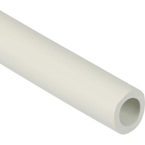 Tube D'Isolation En Mousse Pour Tuyau, 7/8"ID x 3.28Ft Couverture En Mousse Pour Tuyau Tube En Mousse Pour Support De Poignée Unité AC Machine D'Exercice Barre De Toit, Blanc (1/5)