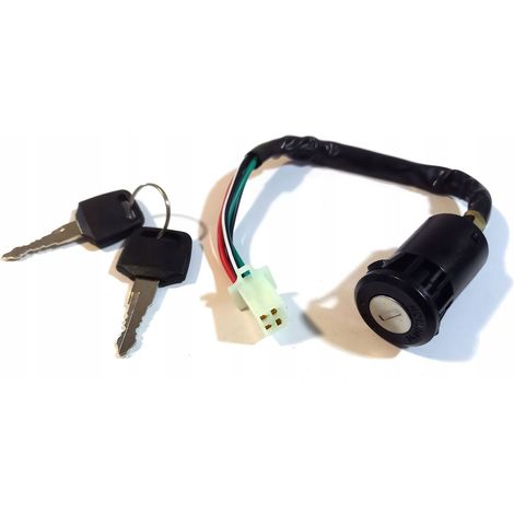 Interruptor de encendido QUAD ATV Cross 110 250 SHINERAY KINGWAY Loncin Kxd Bashan Barton (1/4)