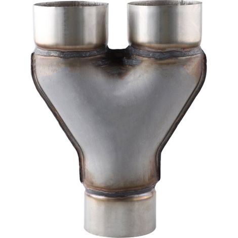 Convient aux doubles sorties d'échappement de type Y, disponible en tailles 51, 63 et 76 mm.