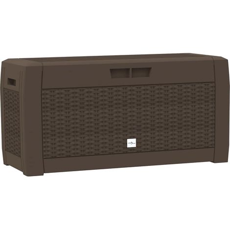 Maison Exclusive - Baule da Giardino Marrone 119x48x60 cm in Polipropilene