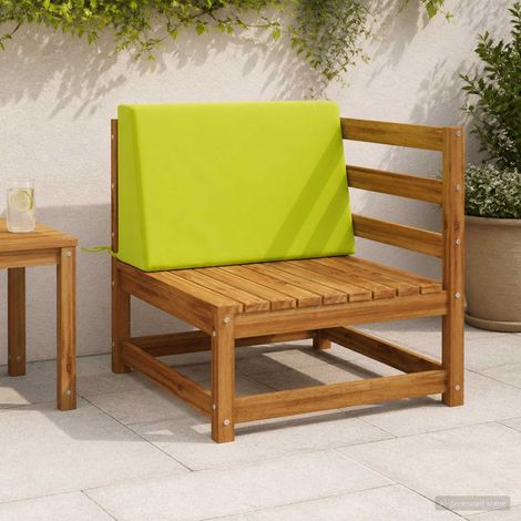 vidaXL Coussin de dossier SOEST 100 % polyester Vert vif (1/5)