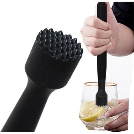 Pilon à Cocktail - Cuisine Bar Restaurant - Plastique - Haute Qualité - Design Simple - Écrasement Facile (1/2)