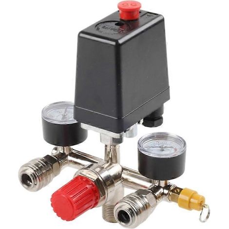 Manomètre de pression pour compresseur d'air 90-125 psi 220/380 V - Livraison directe (1/5)