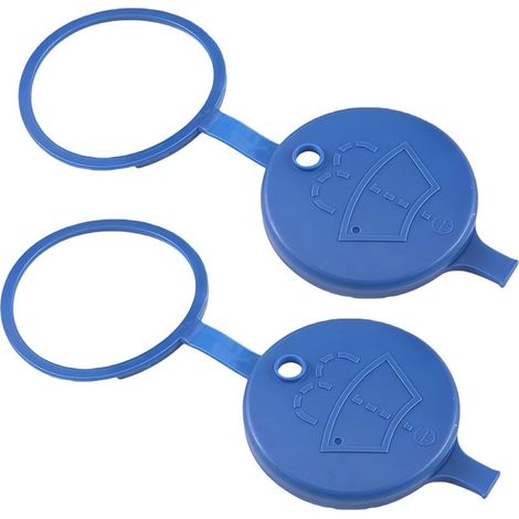 2-piece cap for windshield washer fluid reservoir, sprinkler cap, universal, vehicle compatible, reservoir cover, windshield washer fluid cap for car reservoirs (1/5)