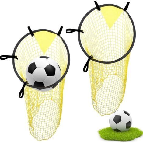 Pair Disques cibles 2 pièces - entraînement de football - cible de tir de coin - équipement d'entraînement - boucles réglables