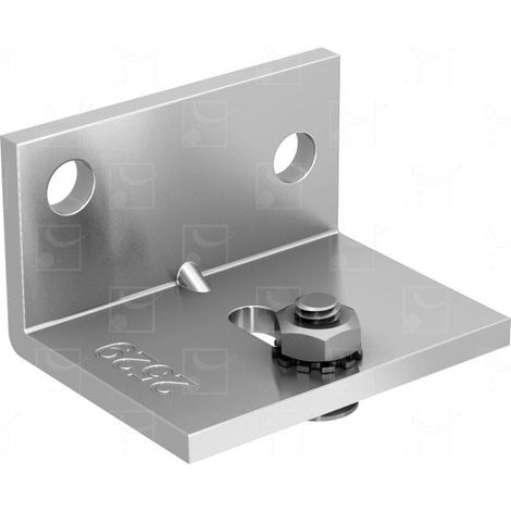 Equerre de fixation SAF pour rail 2525 - 5 pièces - MANTION SAS - 2529-5 (1/3)