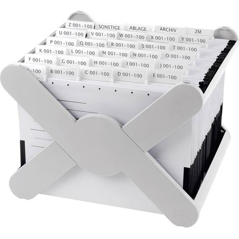 HAN Supporto per cartelle sospese X-CROSS 19071-11 Grigio luminescente 1 pz. (1/4)