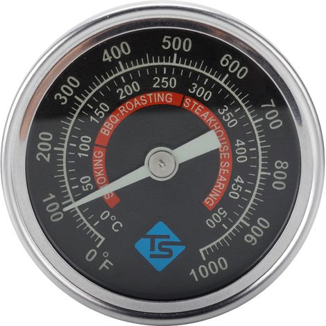royaluxe - Thermomètre de four, 0-1000 ℉ thermomètre de gril de barbecue en acier inoxydable domestique jauge de température de cuisson, IP55 étanche et haute précision (1/5)