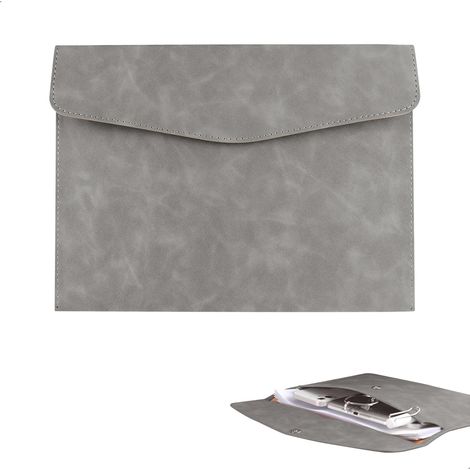 1 Pochette document, Cuir résistant, Format A5, Organisateur cartes, Permis carte grise, Pour voiture utilitaire