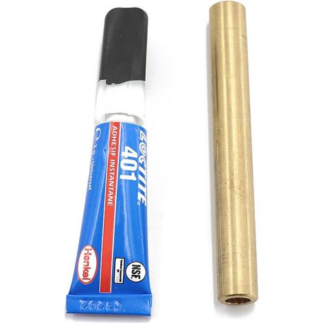 Kit de réparation diam. 6 mm : 1 tube de colle et 1 raccord