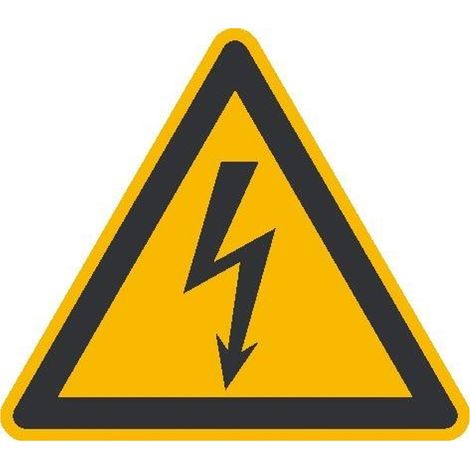 SafetyMarking Warnschild Aluminium SL 200 mm Warnung vor gefährlicher elektrischerSpannung (1/3)