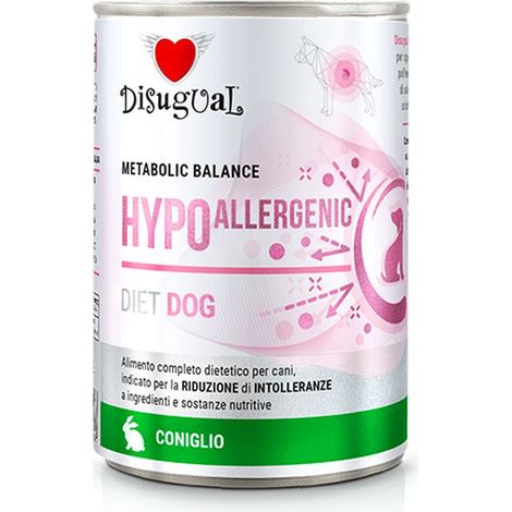 Disugual Cane Dieta Hypoallergenic 400gr Coniglio