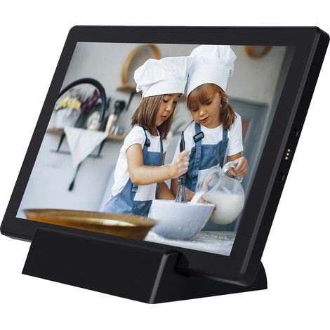 Cornice digitale 10.1'' 16GB microSD WiFi Frameo PFF-1070B - nero (1/3)