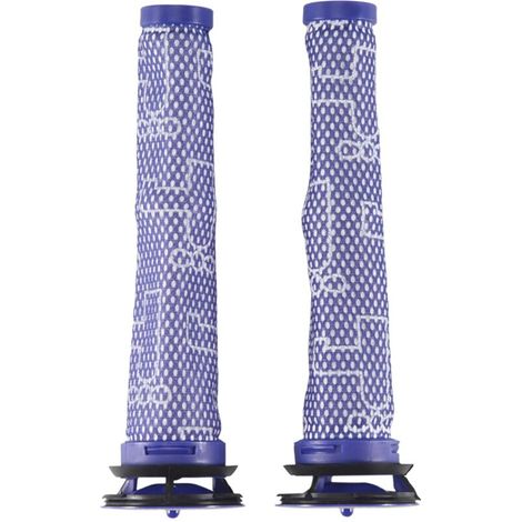 Confezione da 2 prefiltri di ricambio compatibili con gli aspirapolvere V6 V7 V8 DC59 DC58. Sostituisce il pezzo 96566101. (1/4)