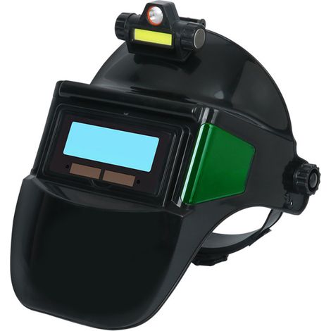 Irovami Masque soudage auto-assombrissant – 130°C, grand champ – Idéal pour soudage, meulage, découpe (1/5)
