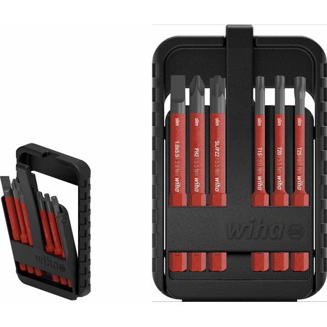 Wiha Bit Set slimBit electric gemischt, 6-tlg. (1/4)