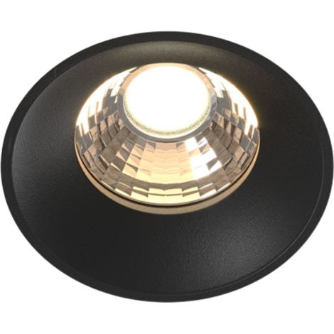 Maytoni Round Spot encastré sans bordure noir 3000 K 830 lm (1/5)