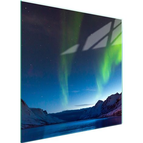 Plaque de protection en verre POUR le poêle 50x52 aurora (1/5)