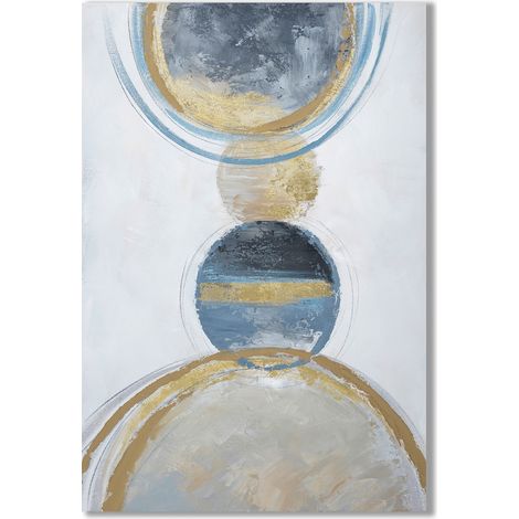 Signes Grimalt Cuadro Adorno Pared  Cuadro Abstracto Cuadros Azul 3x60x80cm 31149